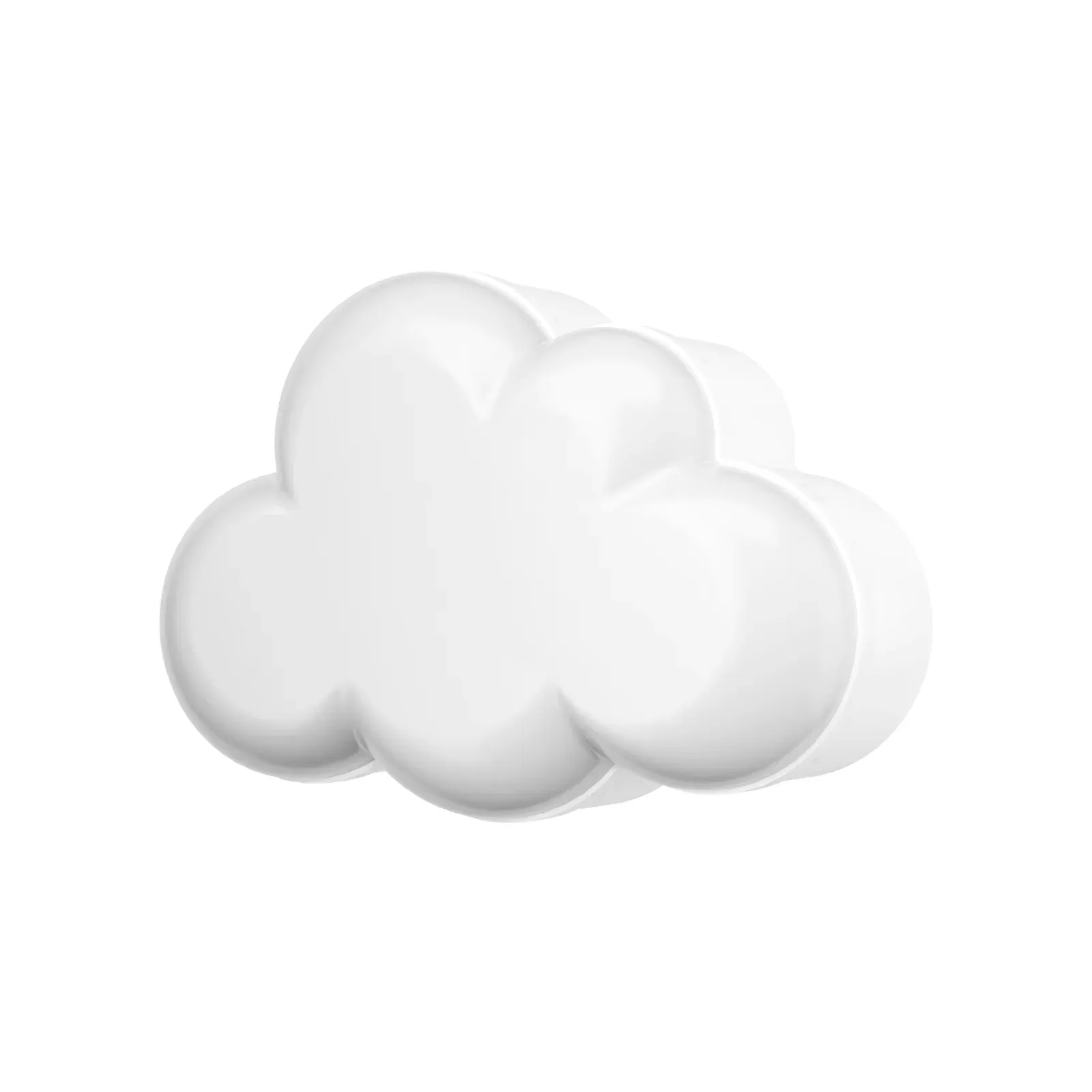 Veilleuse nuage LED dans un salon
