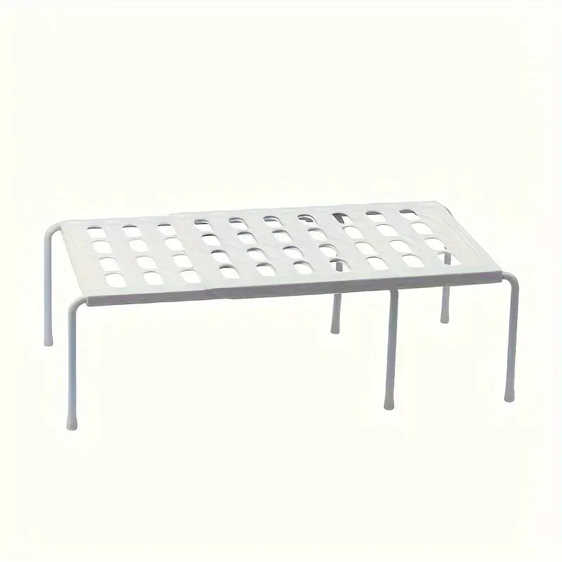 Étagère à chaussures réglable en plastique à plusieurs niveaux, gain de place pour baskets et pantoufles, idéale pour placard ou dortoir, coloris blanc ou gris, design moderne 6