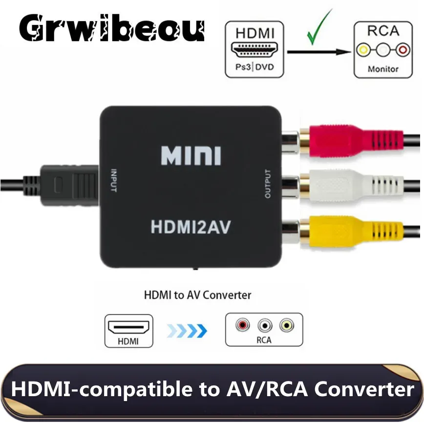 Convertisseur Grwibeou HDMI vers AV