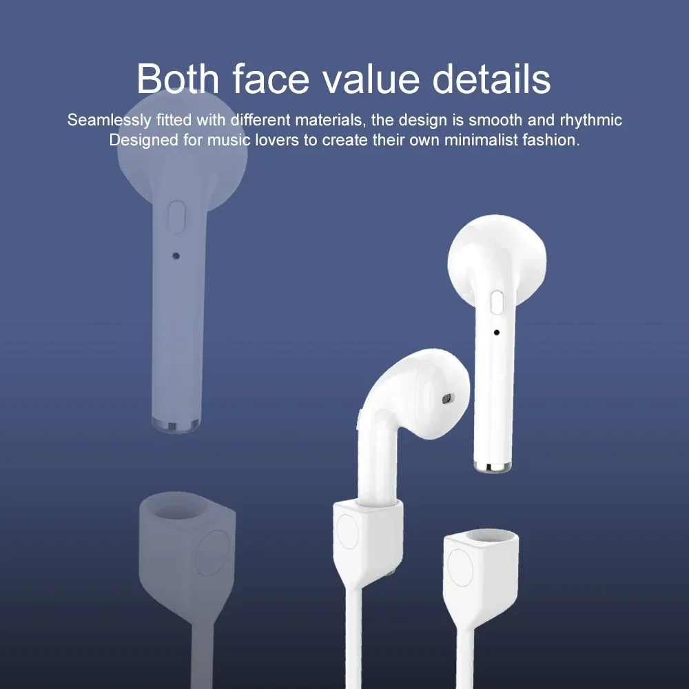 Cordon magnétique antiperte en silicone souple pour AirPods 1, 2, 3 et AirPods Pro 5