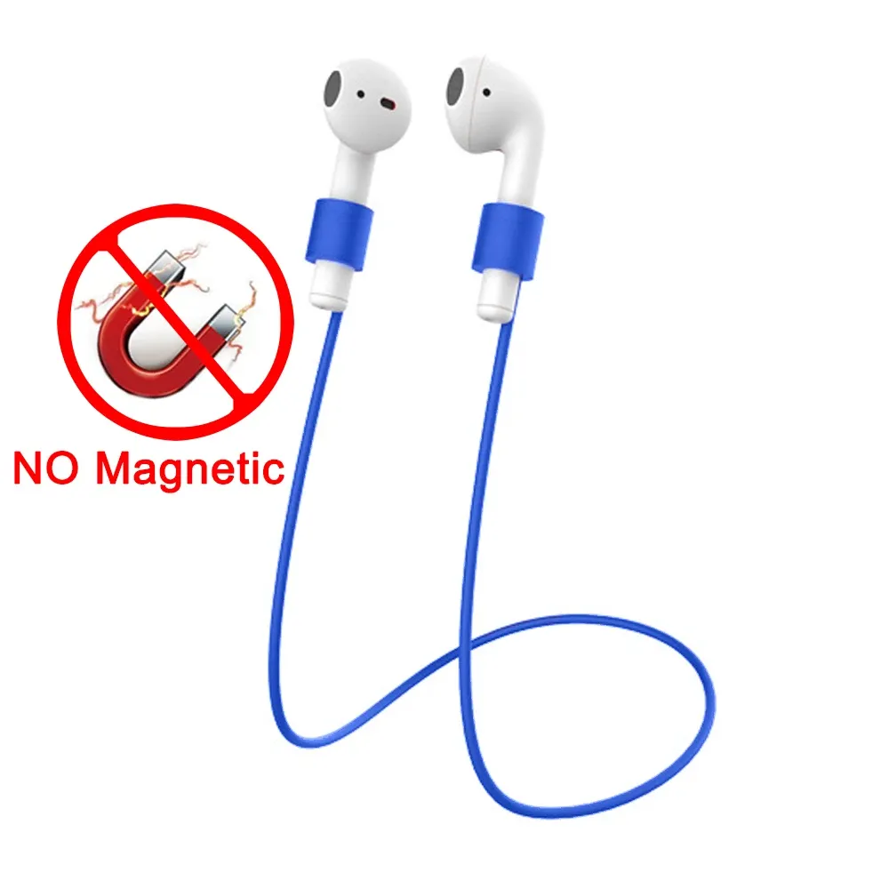 Cordon magnétique antiperte en silicone souple pour AirPods 1, 2, 3 et AirPods Pro 14
