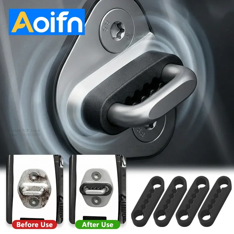 Amortisseur universel pour portière de voiture, coussin anti-vibration insonorisant compatible avec la plupart des véhicules