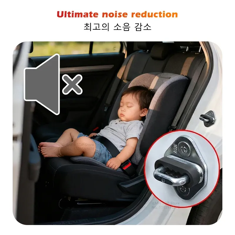 Protections de loquet de porte en silicone