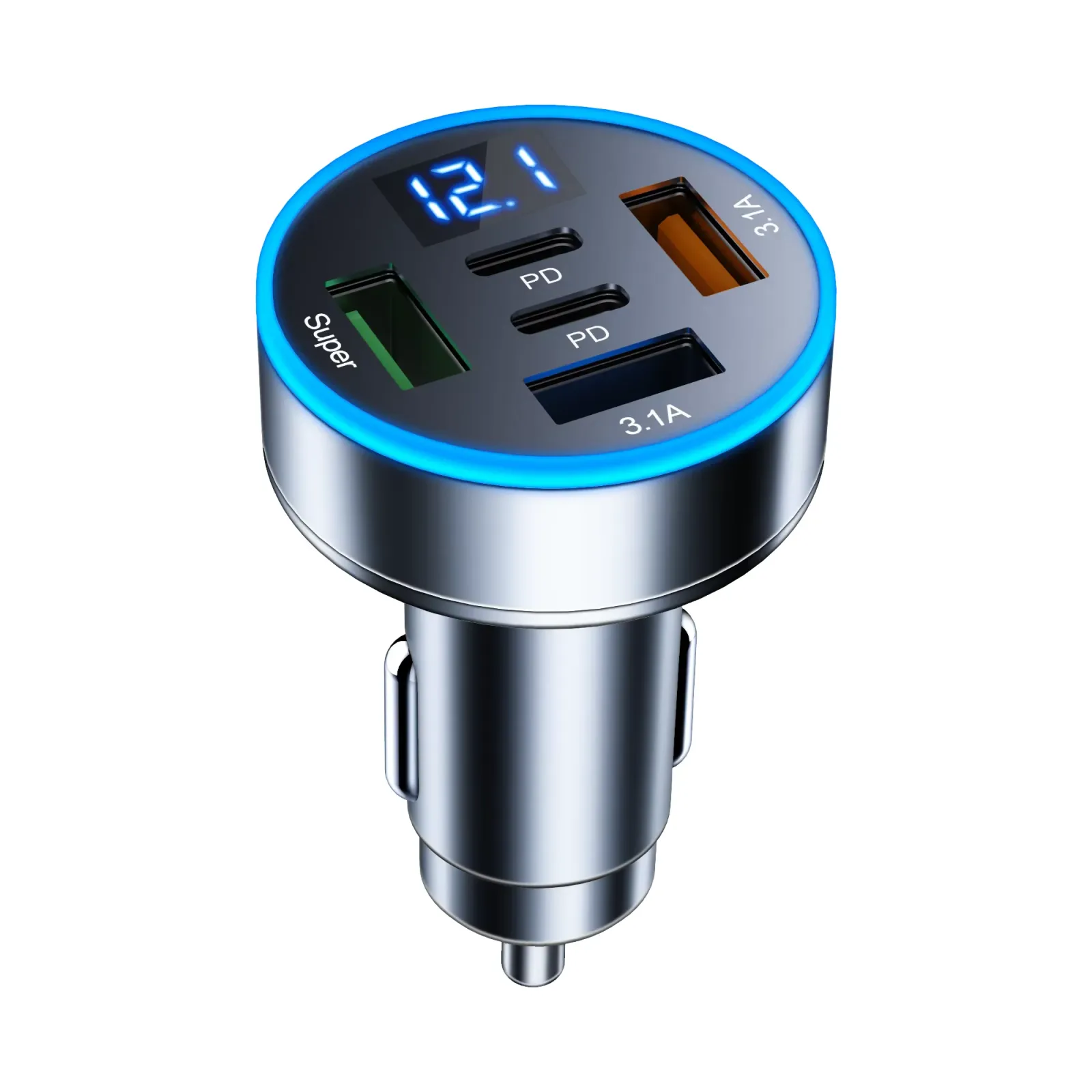 Adaptateur de chargeur de voiture, vue d'ensemble