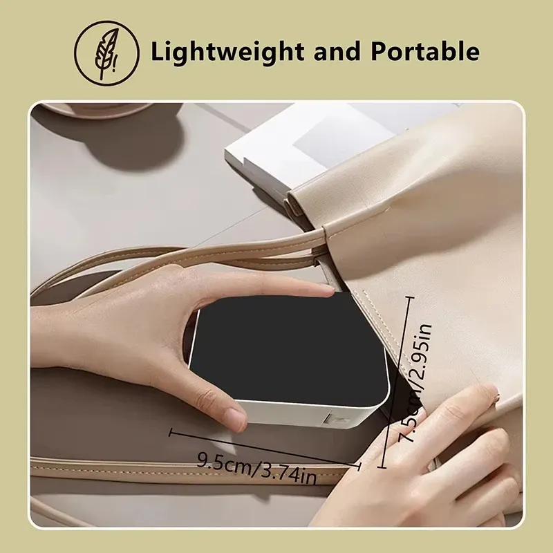Marklife P15 Imprimante d'étiquettes thermique sans fil Bluetooth, étiqueteuse portable 6