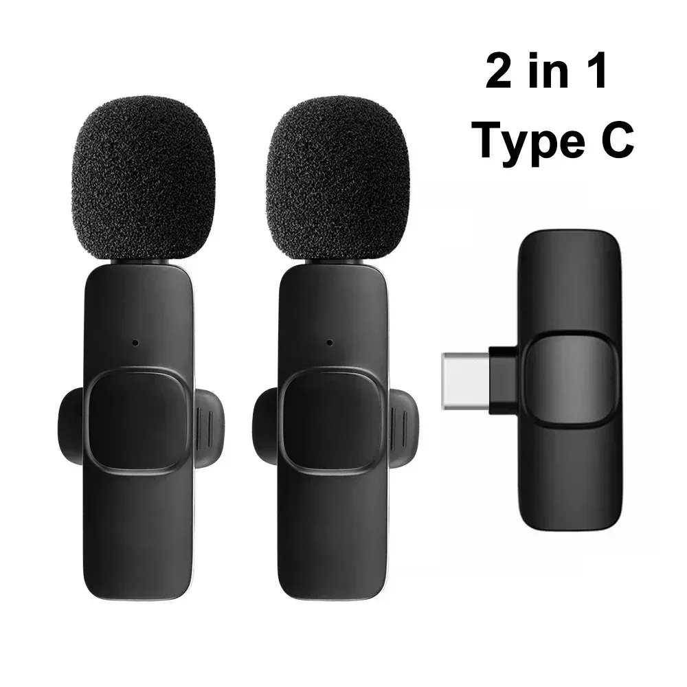 Microphone cravate sans fil 2,4 GHz avec réduction du bruit pour enregistrement audio-vidéo, compatible iPhone, iPad, Android, Xiaomi et Samsung, idéal pour le streaming et les jeux 8