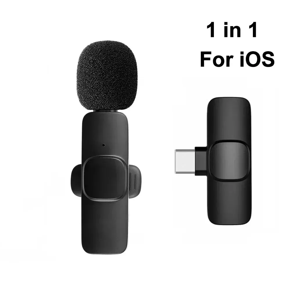 Microphone cravate sans fil 2,4 GHz avec réduction du bruit pour enregistrement audio-vidéo, compatible iPhone, iPad, Android, Xiaomi et Samsung, idéal pour le streaming et les jeux 9