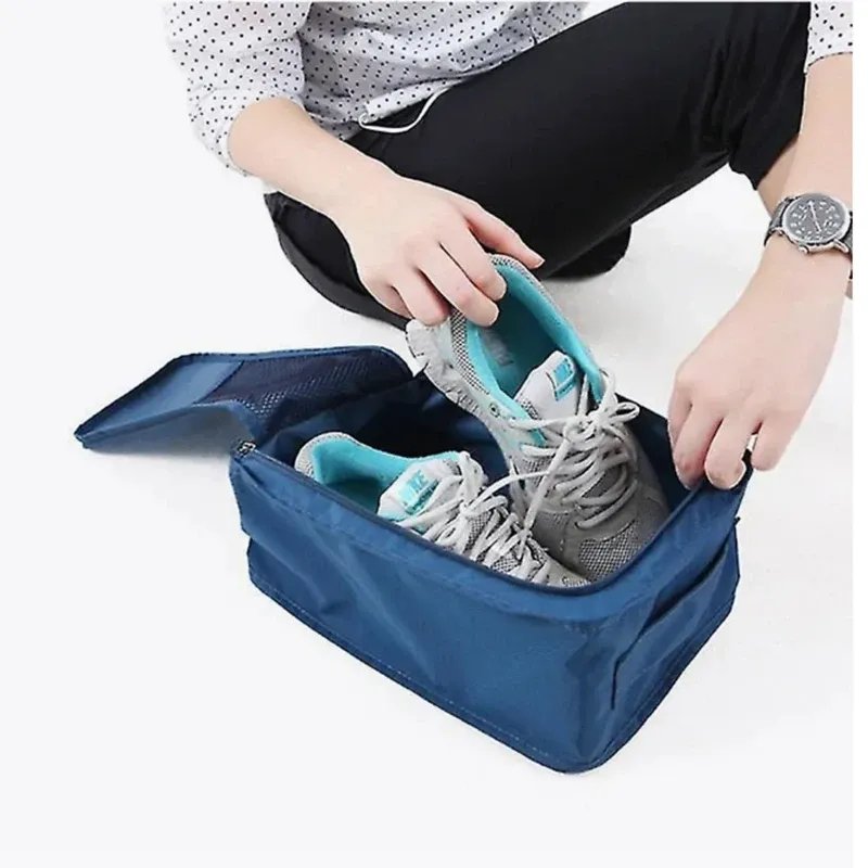 Sacs à chaussures de voyage portables, lot de 3, étanches, pliables, grande capacité, organisateur multifonction 2