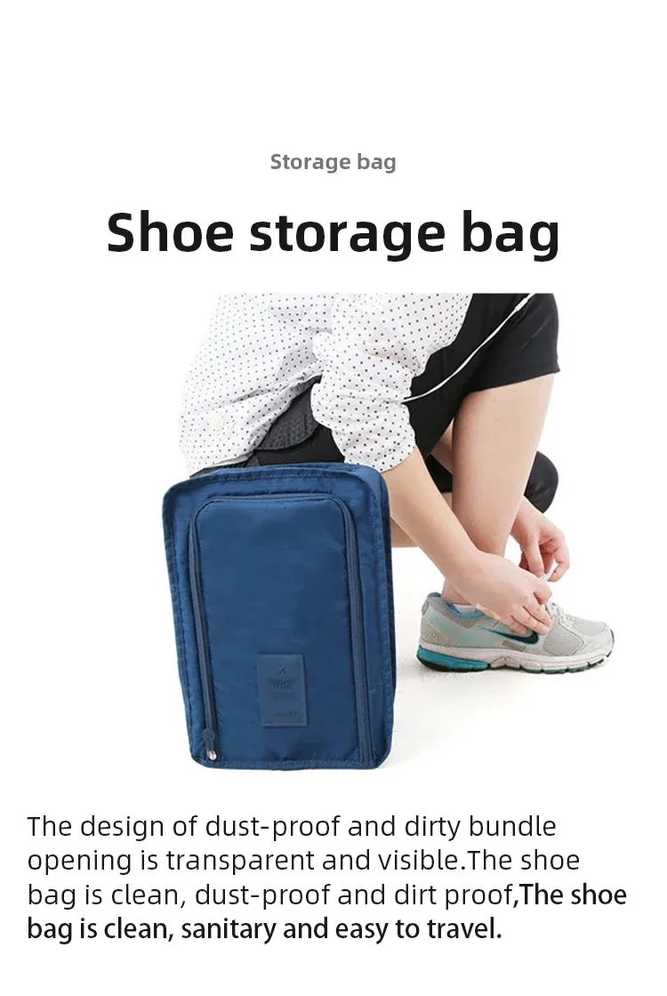 Sac de rangement de voyage pour chaussures, vue d'ensemble