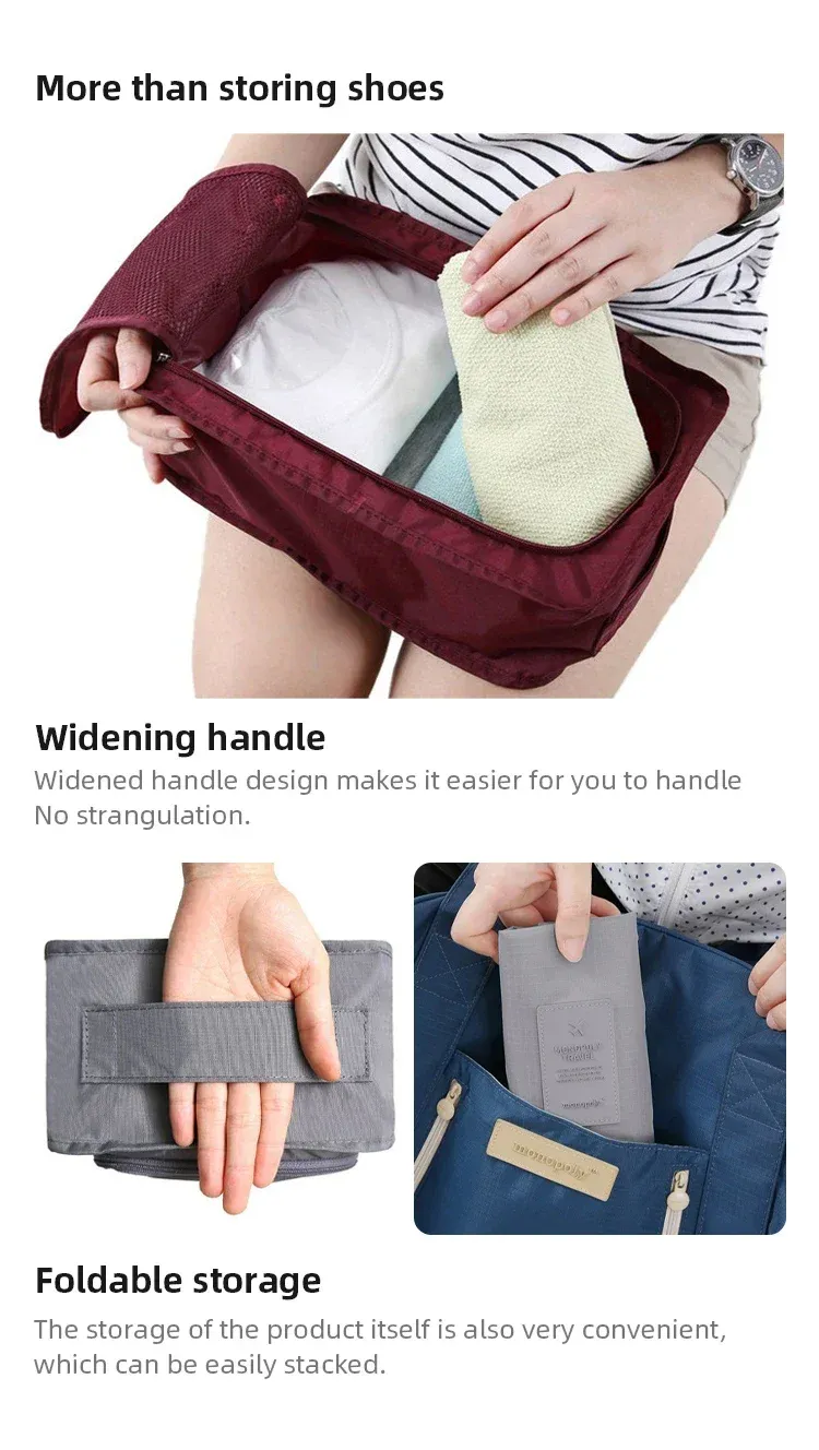 Sac de rangement de voyage, utilisation quotidienne
