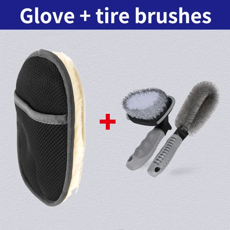 Gant de lavage en peluche, finition soignée