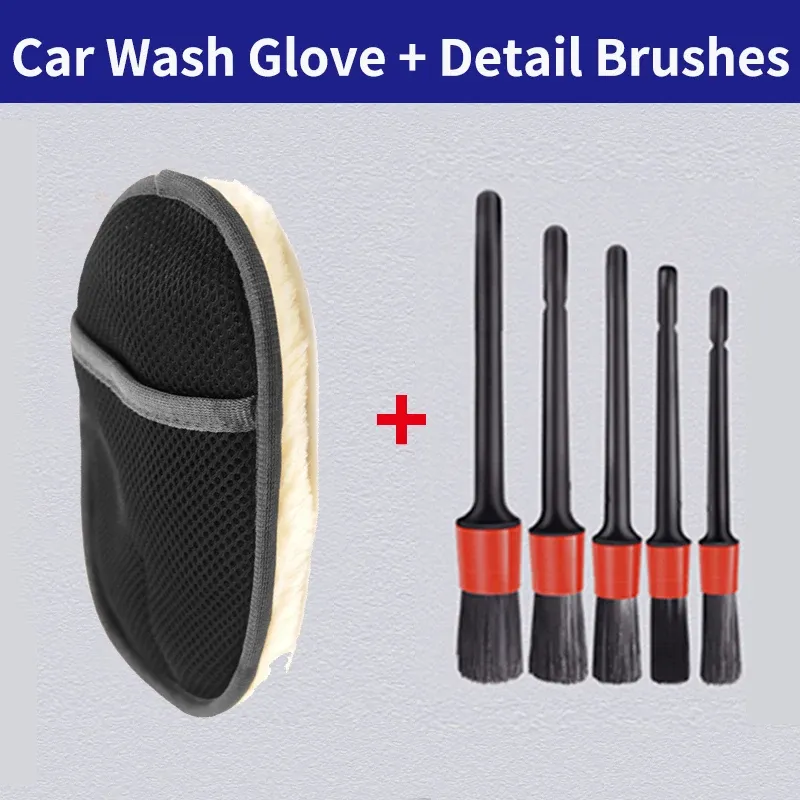 Gants de lavage pour voiture en laine douce, gants en peluche pour nettoyage de voiture et de moto 10