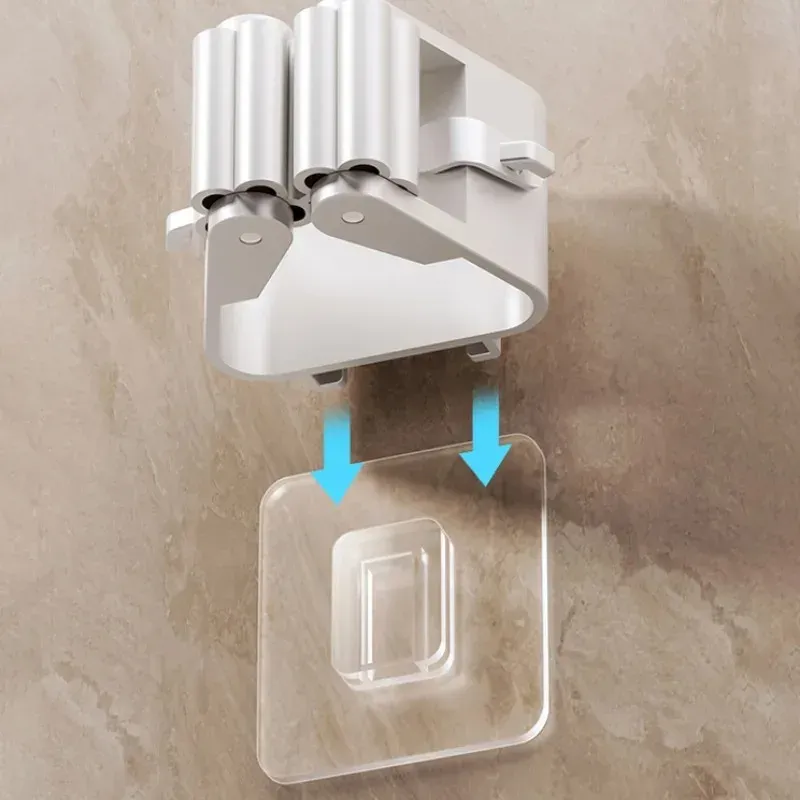 Lot de quatre supports de rangement blancs