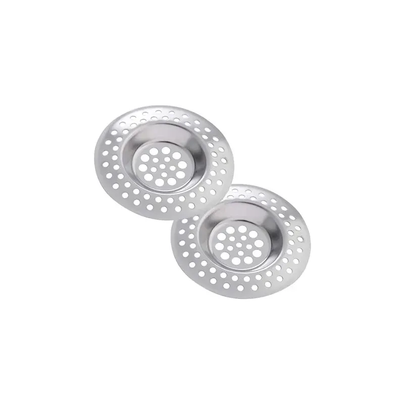 Lot de 2 filtres de vidange en acier inoxydable avec attrape-cheveux pour évier et douche 7