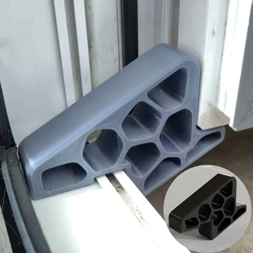 Butoir de porte robuste multi-usage, cale de porte 3D antidérapante, installation facile, arrêt de fenêtre, portes-fenêtres 3