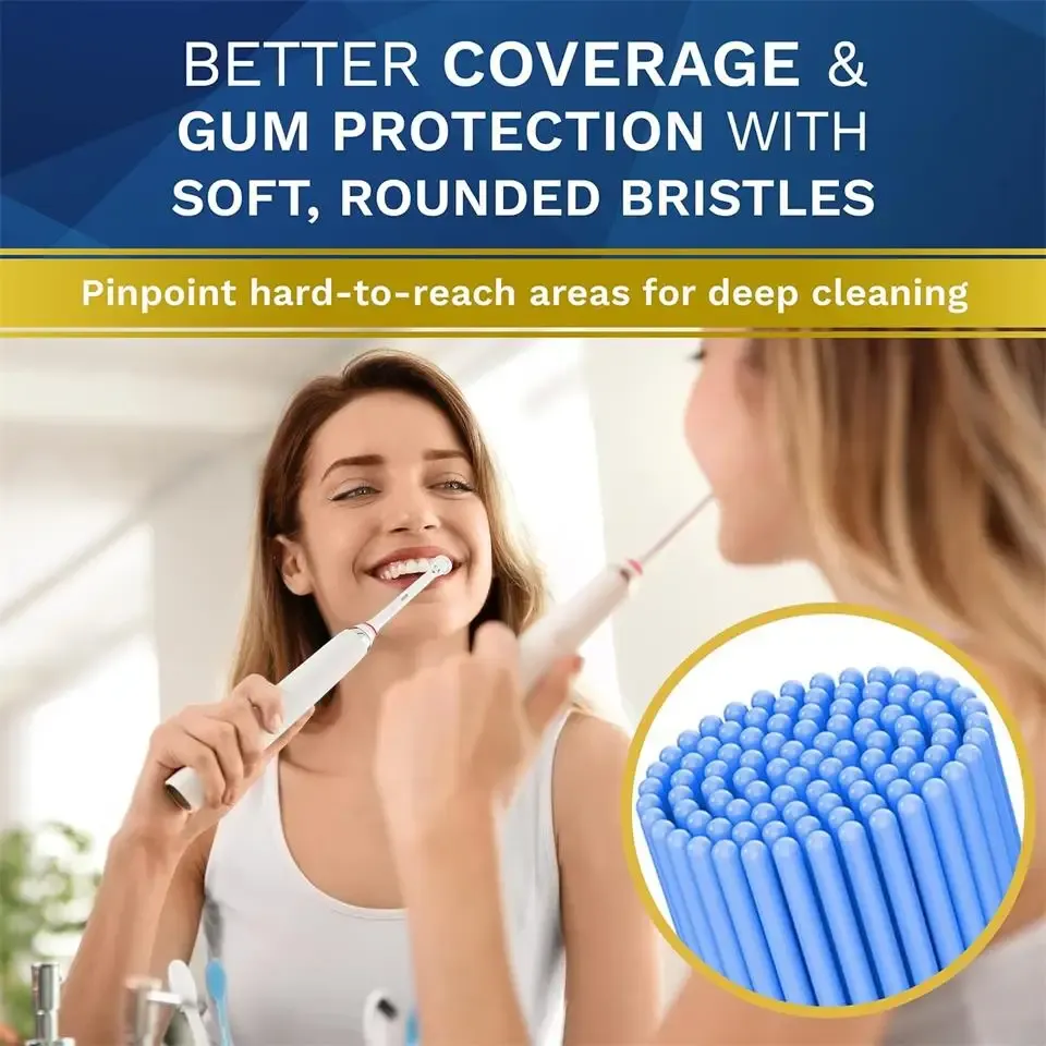 Têtes de brosse de rechange pour brosse à dents électrique Oral-B Braun, compatibles séries 3000, 5000, 7000, 8000, 9600 et Pro 1000 2