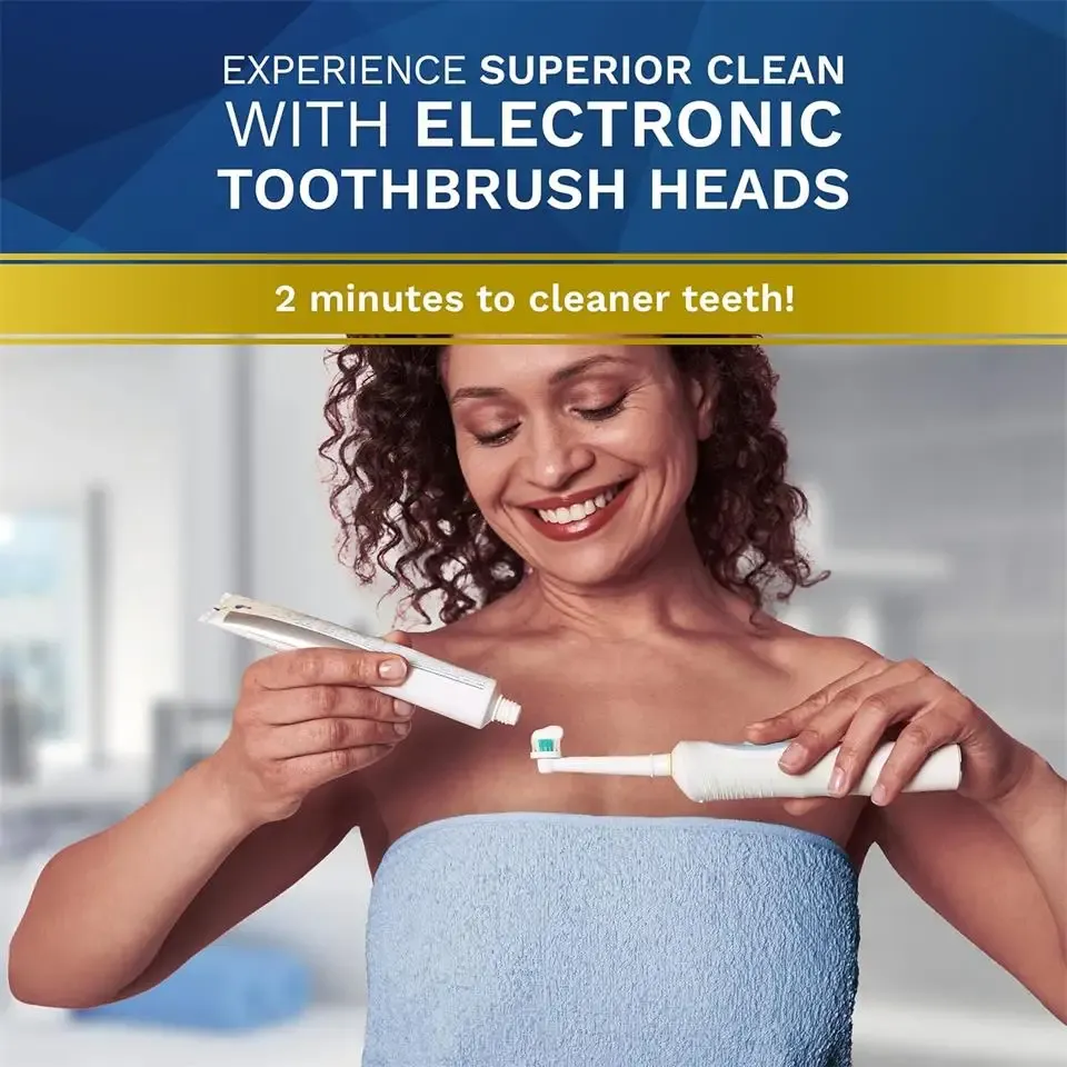 Têtes de brosse de remplacement pour Oral-B et Braun, vue d'ensemble