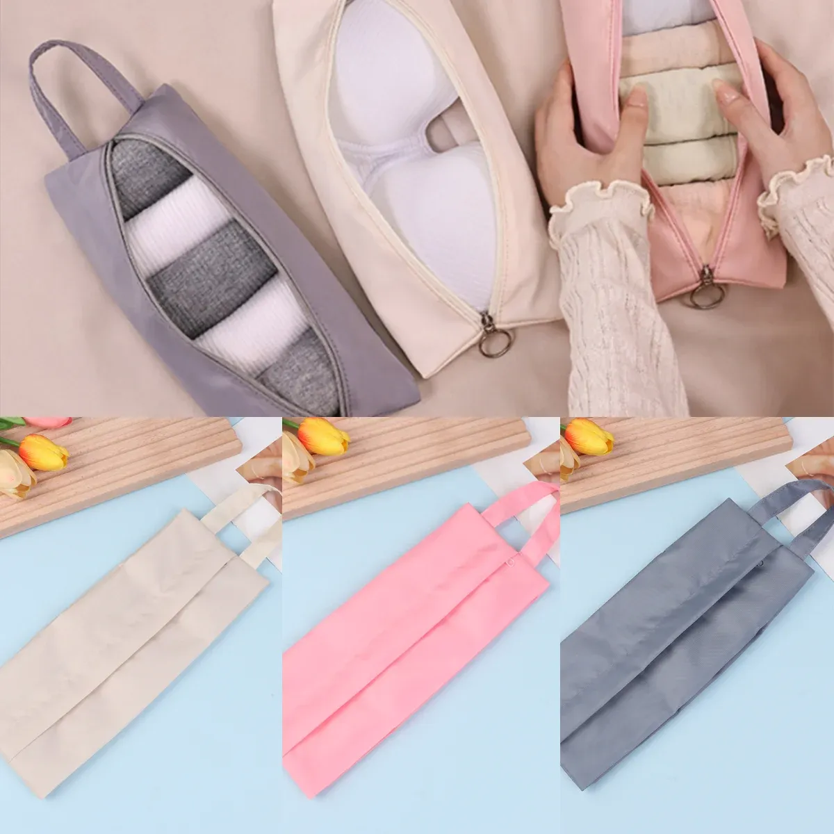 Sacs de rangement pour voyage : sous-vêtements, chaussettes et vêtements 2
