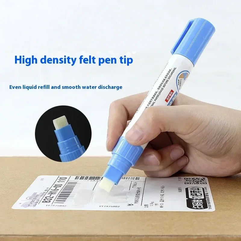 Stylo d'effacement portable et durable pour papier thermique, protection des données personnelles et de confidentialité