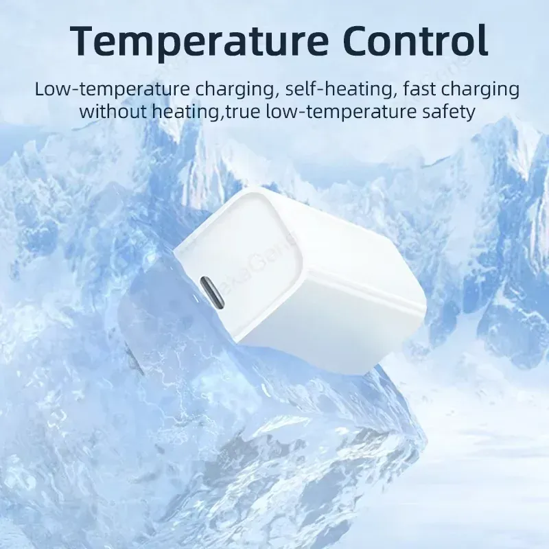 Chargeur rapide USB-C 40 W Power Delivery pour iPhone 14 à 17 – Adaptateur secteur Type-C 6