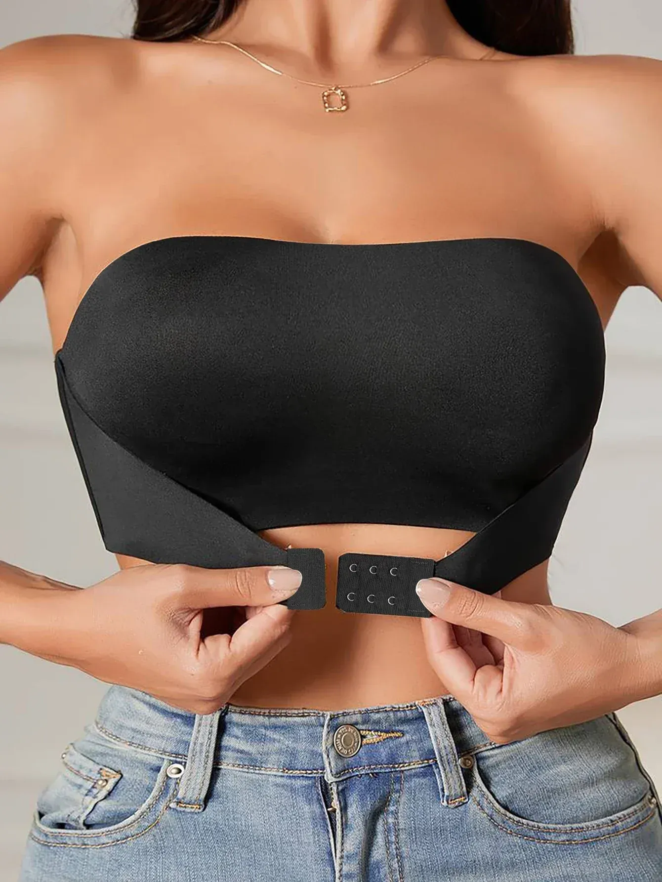 Détail du soutien-gorge sans couture