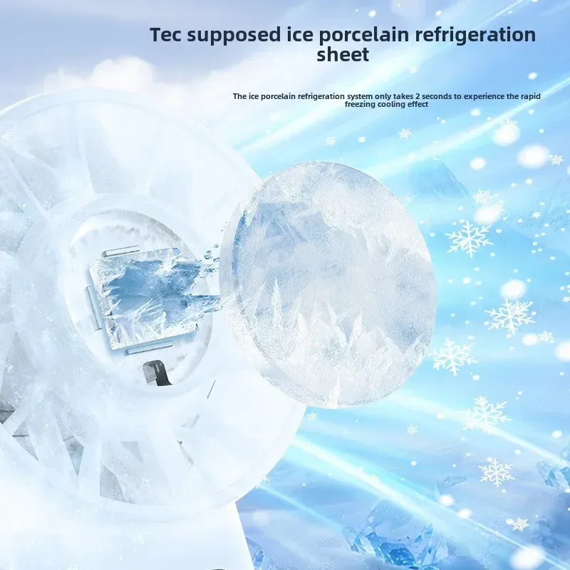 Ventilateur portatif USB rechargeable et pliable pour le voyage et le camping 3