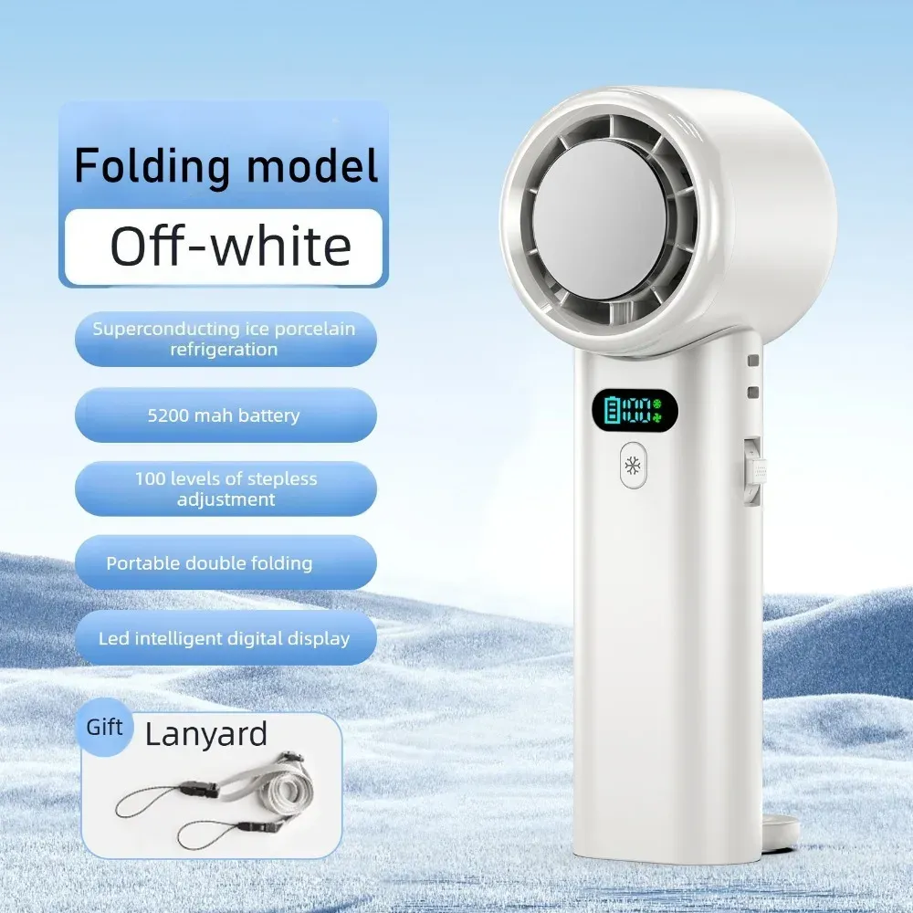 Ventilateur portatif USB rechargeable et pliable pour le voyage et le camping 11