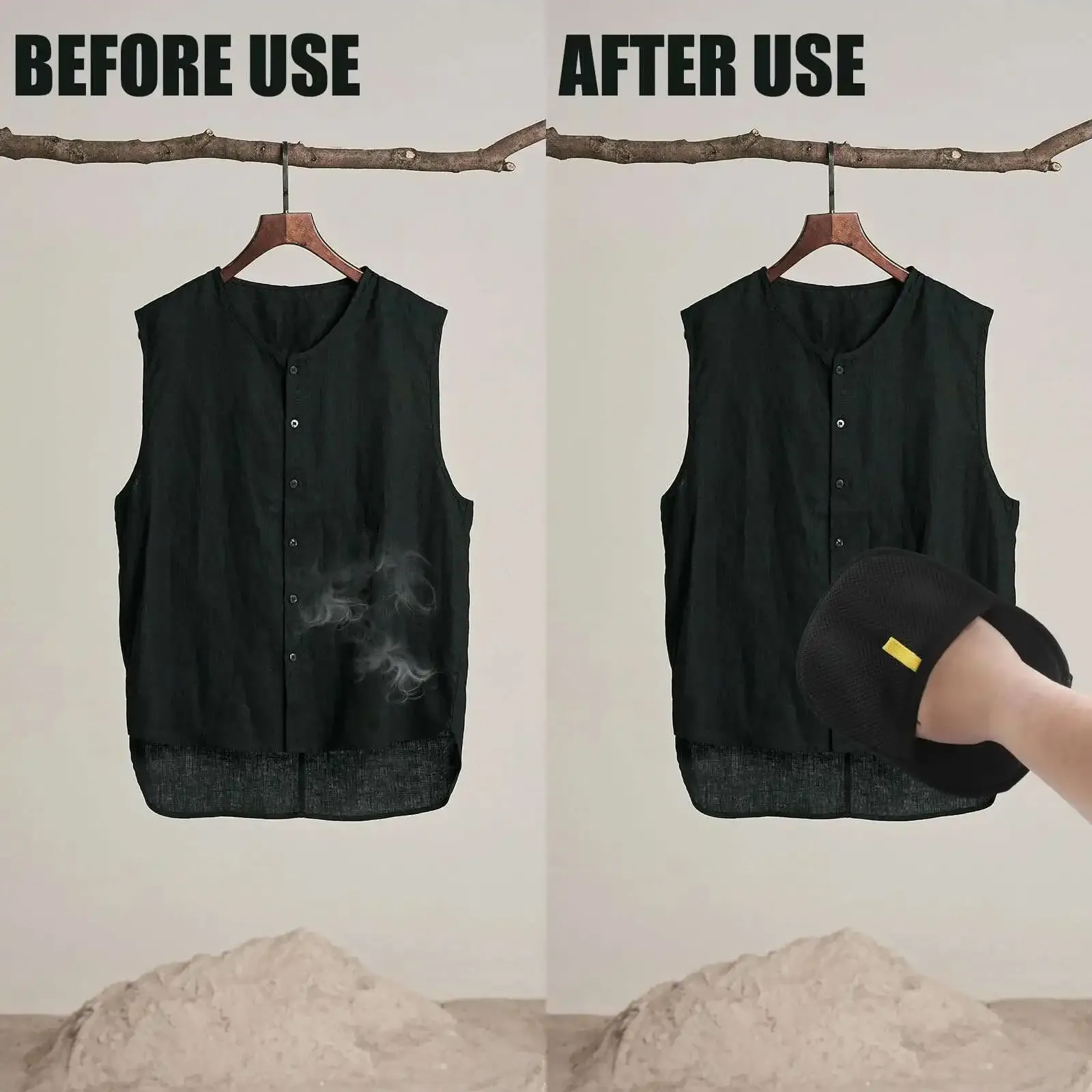 Gants de toilettage double face réutilisables pour animaux, anti-statiques, pour retirer les poils d'animaux sur les tapis 3