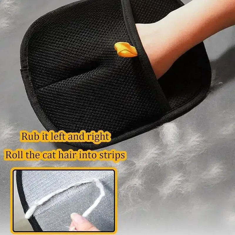 Gant de toilettage pour animaux en situation