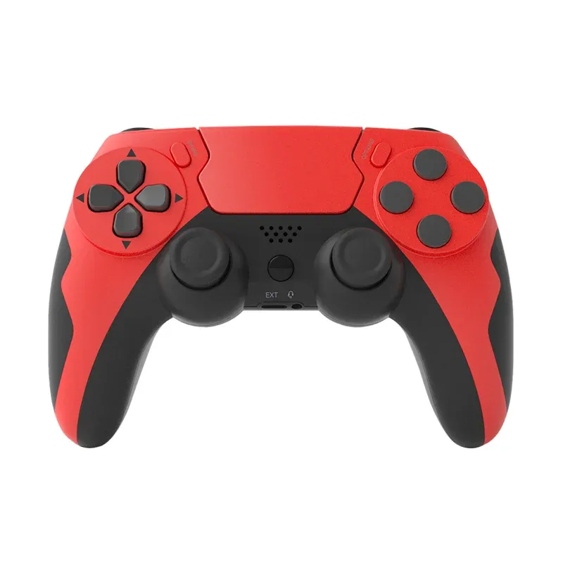 Manette sans fil GAMINJA Bluetooth avec double vibration, joystick 6 axes, pavé tactile, microphone et prise casque, compatible PS4, PS3 et PC 7
