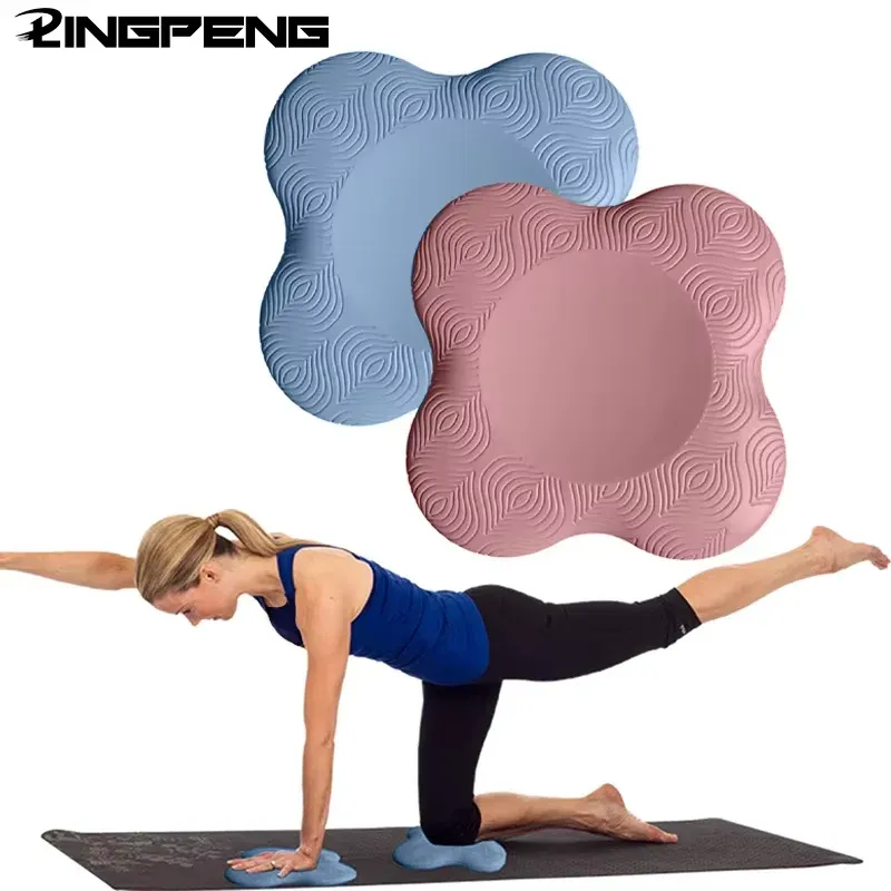Coussinet de yoga en polymère pour genoux et coudes, épais et portable, pour une utilisation en extérieur et en fitness - Image 1