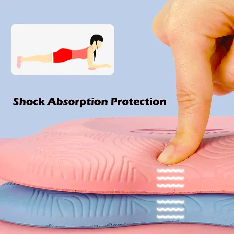 Coussinet de yoga en polymère pour genoux et coudes, épais et portable, pour une utilisation en extérieur et en fitness 5