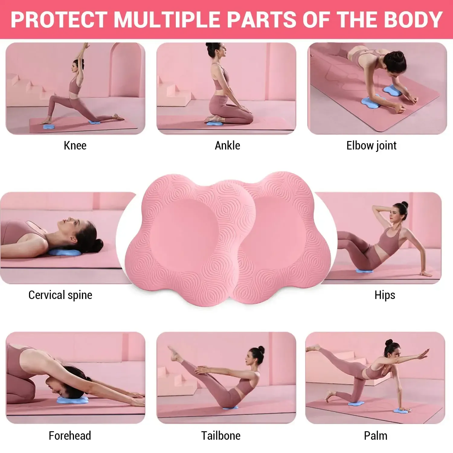 Support de genoux de yoga, utilisation en pratique