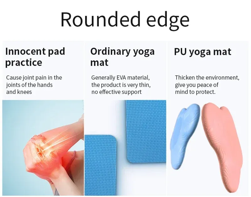 Support de genoux de yoga en mouvement