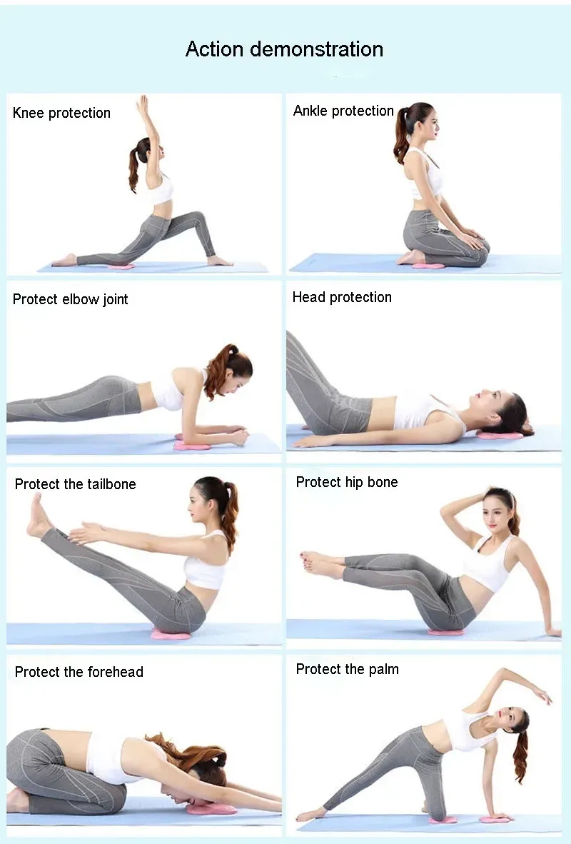 Support de genoux de yoga en situation