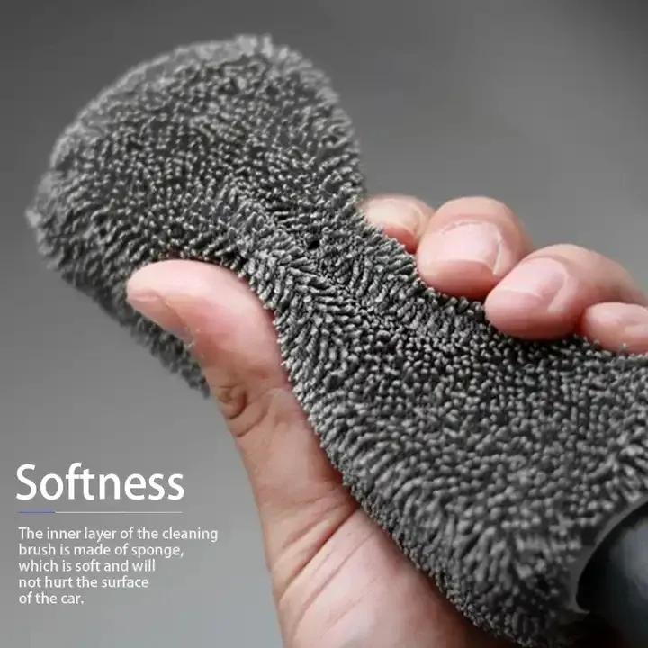 Brosse de nettoyage pour jantes et pneus de voiture, nettoyage automatique, convient aux surfaces sèches et humides 6
