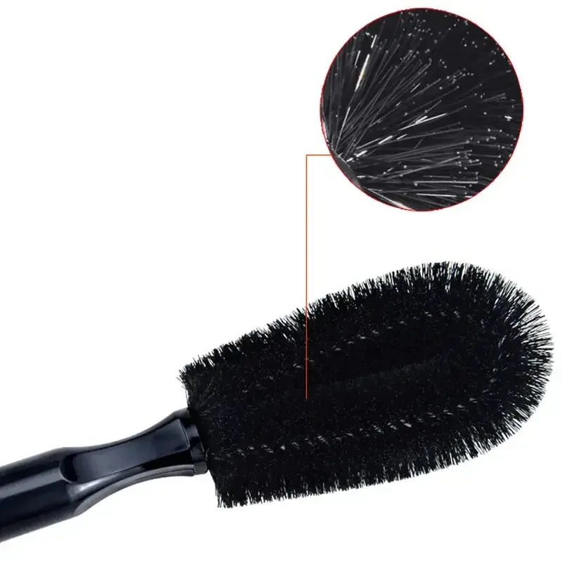 Brosse de nettoyage de roues de voiture, utilisation