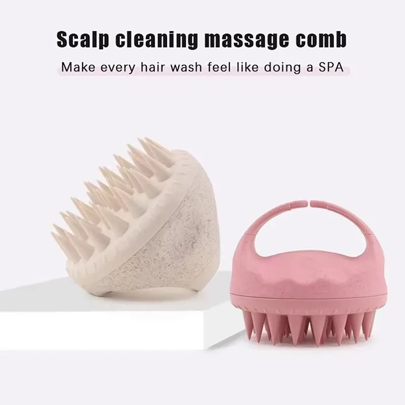 Brosse de massage en situation d'usage