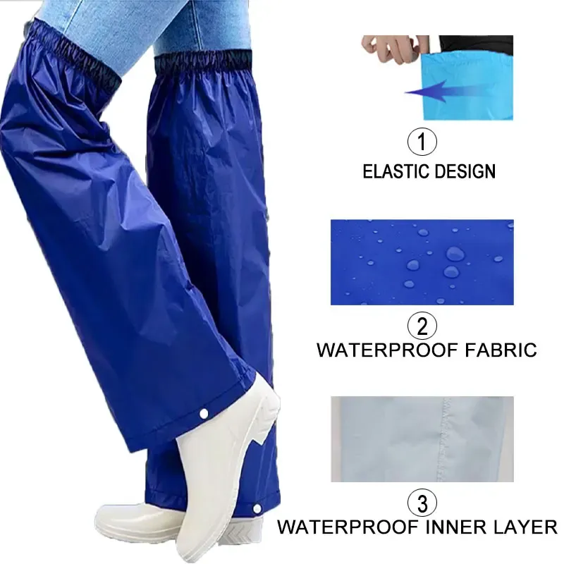Pantalon de pluie pliable imperméable – Léger et mixte, pour la randonnée, le camping et les voyages 4
