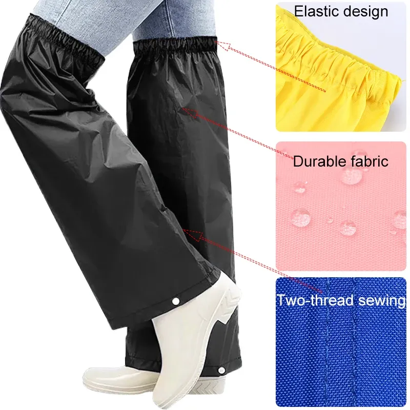 Couvre-pantalon imperméable en situation
