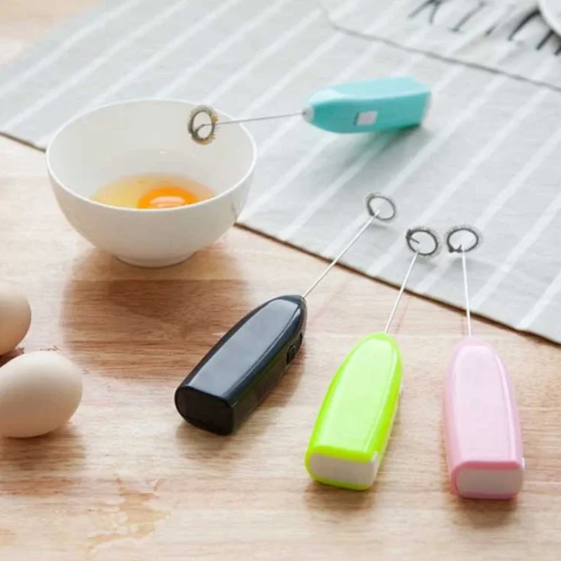 Mini batteur électrique pour œufs et mousse de lait, idéal pour café et cappuccino 5