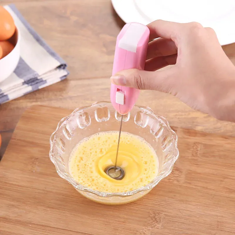 Mini batteur électrique pour œufs et mousse de lait, idéal pour café et cappuccino 7