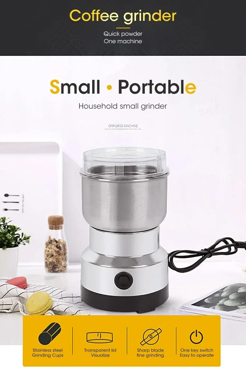 Moulin électrique en utilisation dans la cuisine
