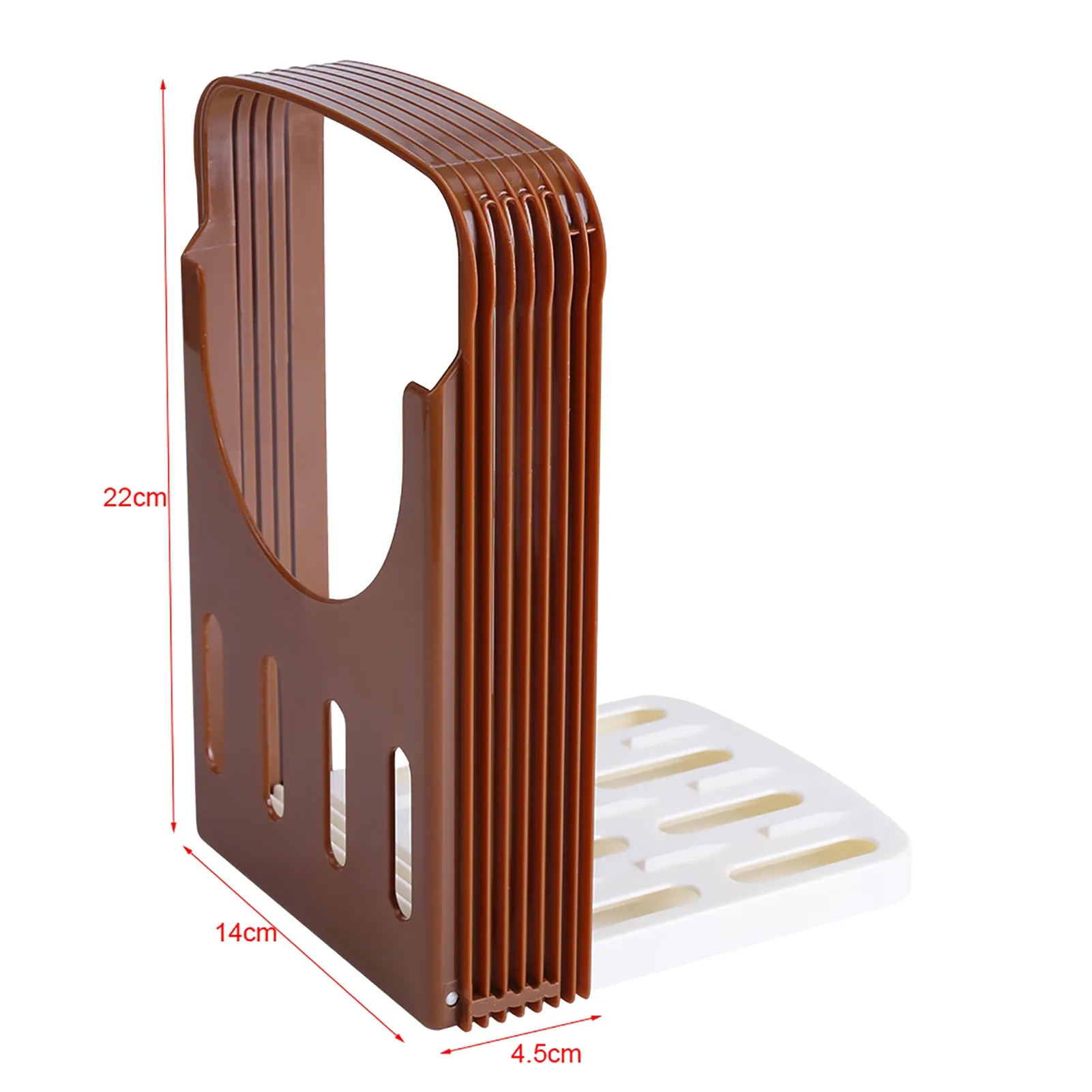 JXCUTTER Coupe-Toast Pliable pour Sandwichs, 4 Épaisseurs 5