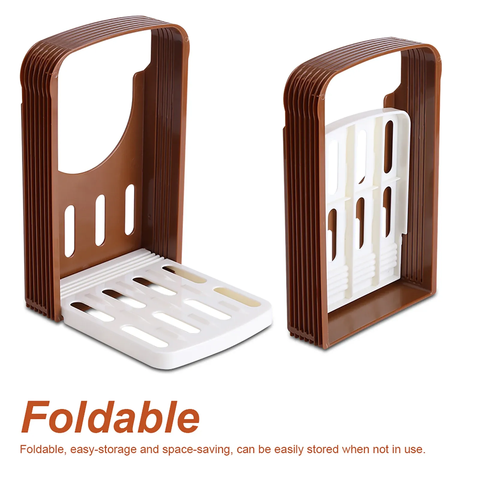 JXCUTTER Coupe-Toast Pliable pour Sandwichs, 4 Épaisseurs 6