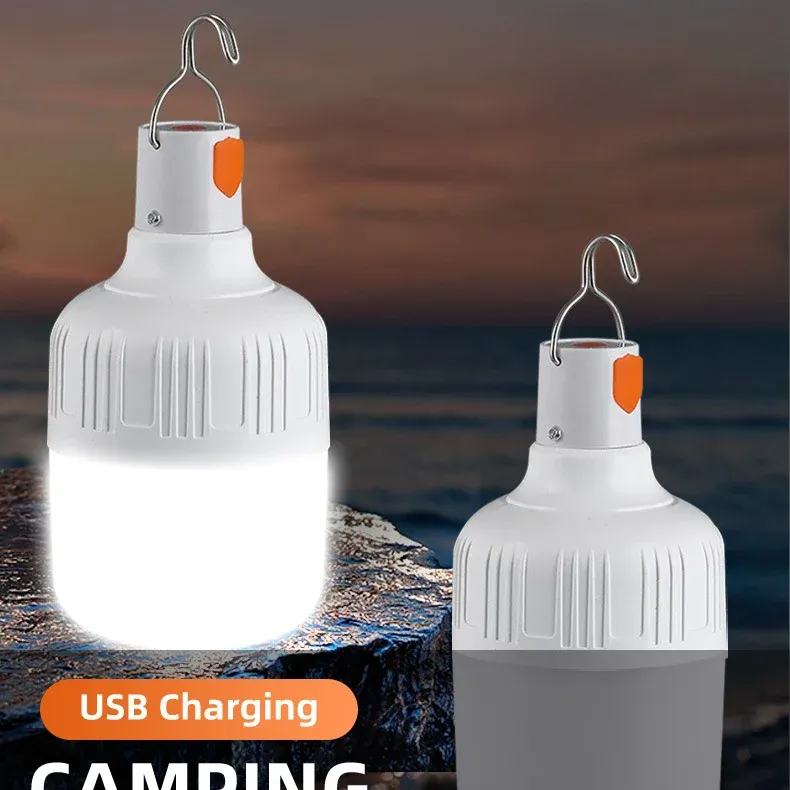 Lampe LED rechargeable USB avec crochet