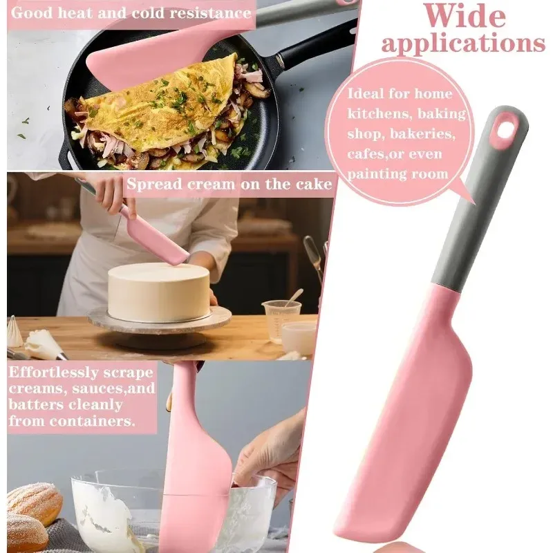 Spatule antiadhésive en silicone, mise en scène lifestyle