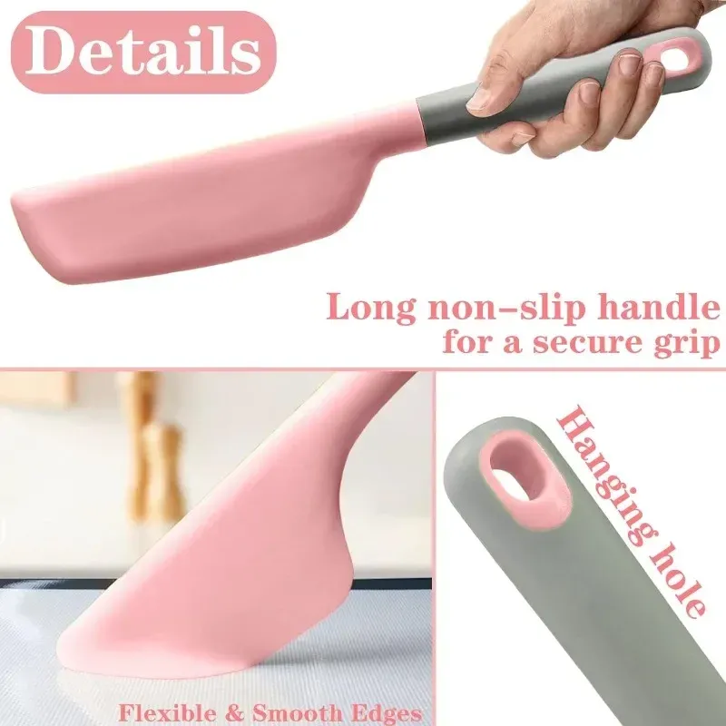 Spatule antiadhésive en silicone, ambiance cuisine
