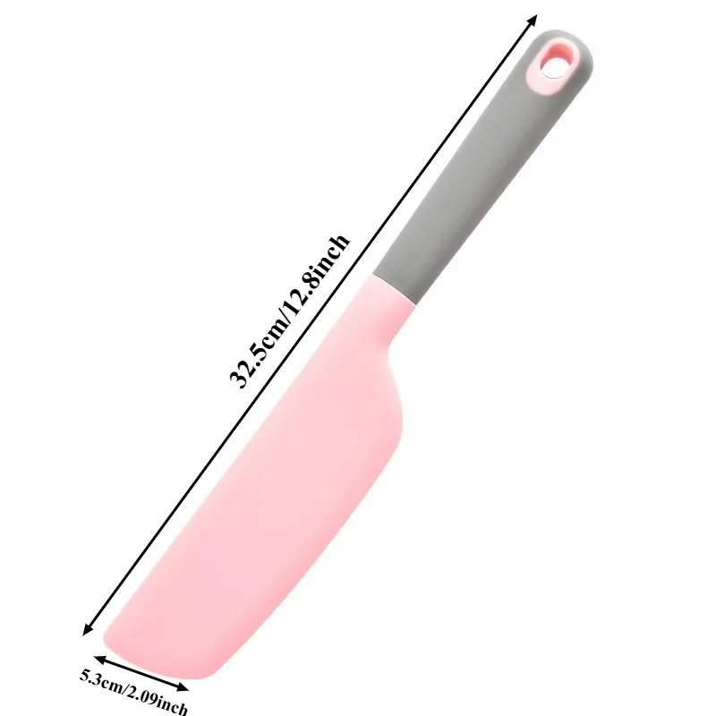 Spatule antiadhésive en silicone, spatule dense, retourne-omelette et poisson, ustensile de cuisine 8