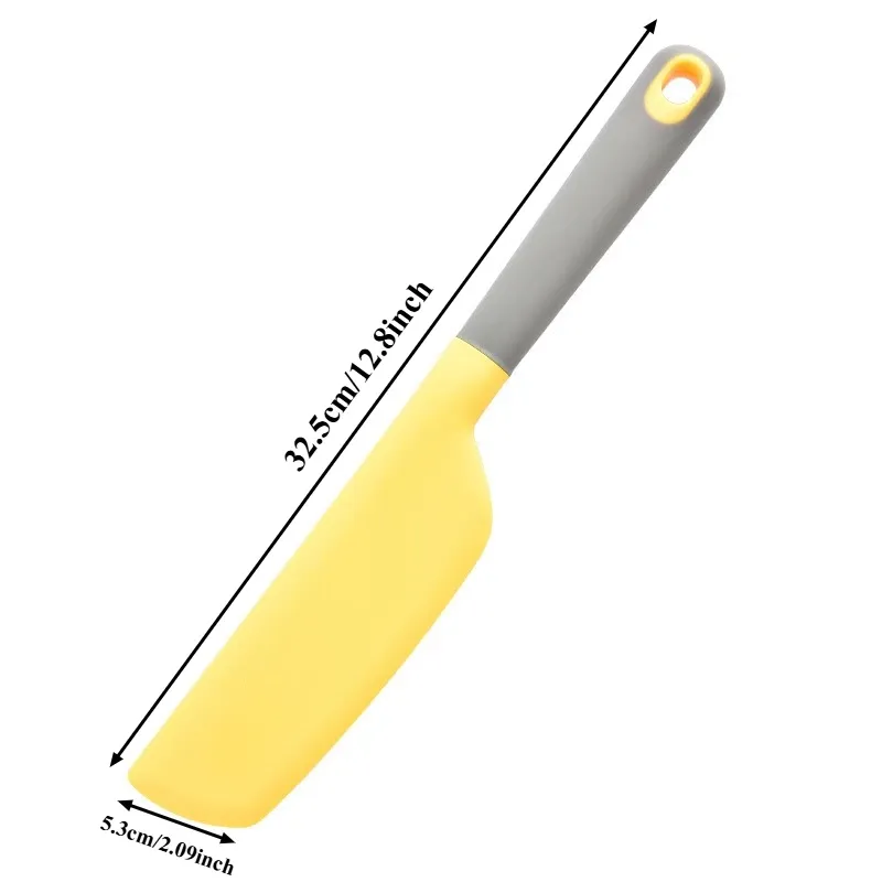 Spatule antiadhésive en silicone, spatule dense, retourne-omelette et poisson, ustensile de cuisine 11